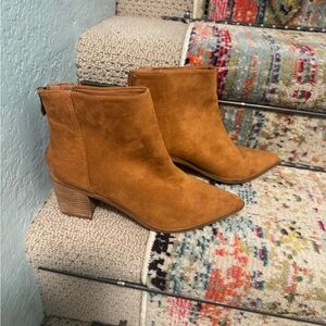BEAST FASHION Tan Ankle Boots